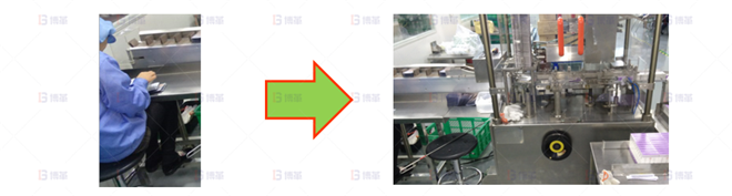 醫(yī)療器械簡易自動化LCIA改善案例 引進自動裝盒機